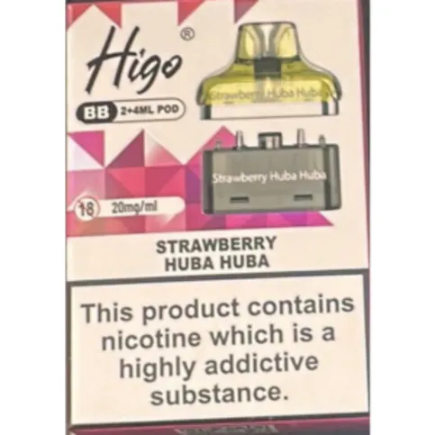 Higo Bb Strawberry Huba Huba 2 + 4mg Pod