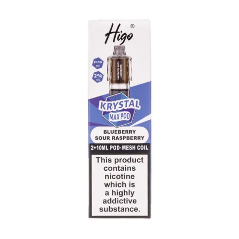 Higo Krystal Max Pod Blueberry sour Raspberry