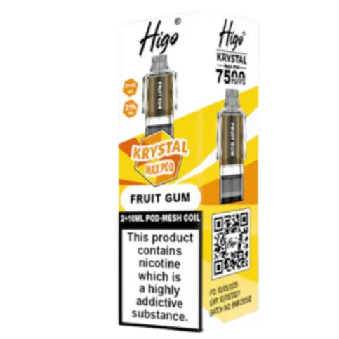 Fruit Gum Krystal Higo Max Replacement Pods