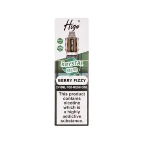 Higo Krystal Max Pods Berry Fizzy
