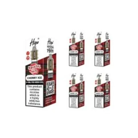 Higo Krystal Max Pod Strawberry Raspberry Cherry Ice
