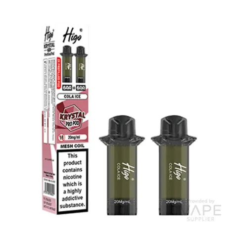 HIGO KRYSTAL PREFILLED PODS COLA ICE 2PK