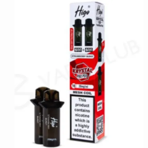 Higo Krystal Pro strawberry mesh coil pod
