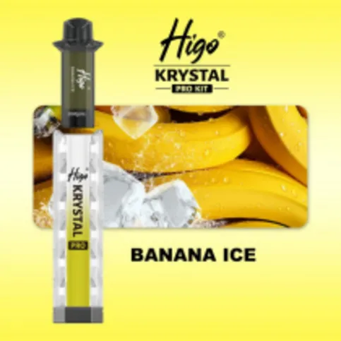 Higo Krystal Pro prefilled 600 puff ( Banana Ice )