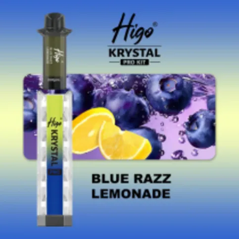 Higo Krystal Pro prefilled 600 puff ( Blue Razz Lemonade )