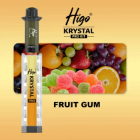 Higo Krystal Pro prefilled 600 puff ( Fruit Gum )