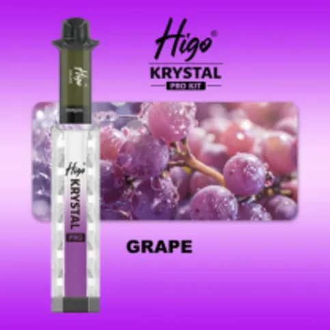 Higo Krystal Pro prefilled 600 puff ( Grape )