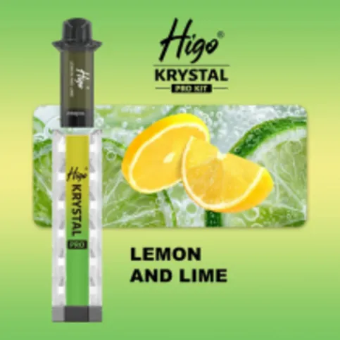 Higo Krystal Pro prefilled 600 puff ( Lemon and Lime )