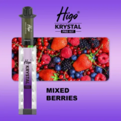 Higo Krystal Pro prefilled 600 puff ( Mixed Berries )