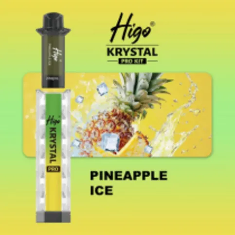 Higo Krystal Pro prefilled 600 puff ( Pineapple Ice )