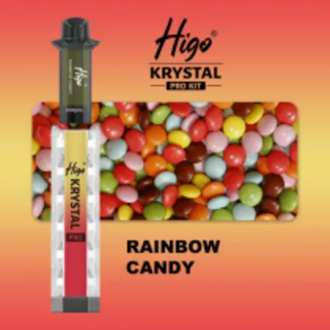 Higo Krystal Pro prefilled 600 puff ( Rainbow Candy )
