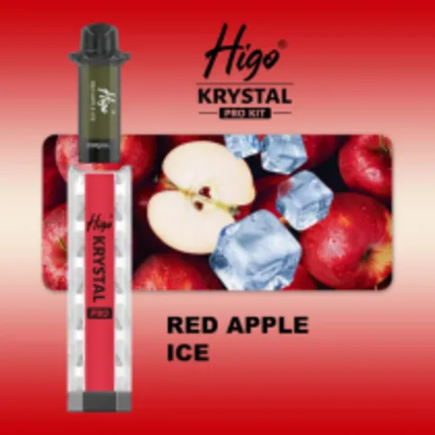 Higo Krystal Pro prefilled 600 puff ( Red Apple Ice )