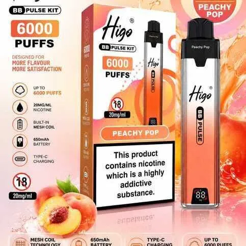 Higo Peachy pop 6000 kit