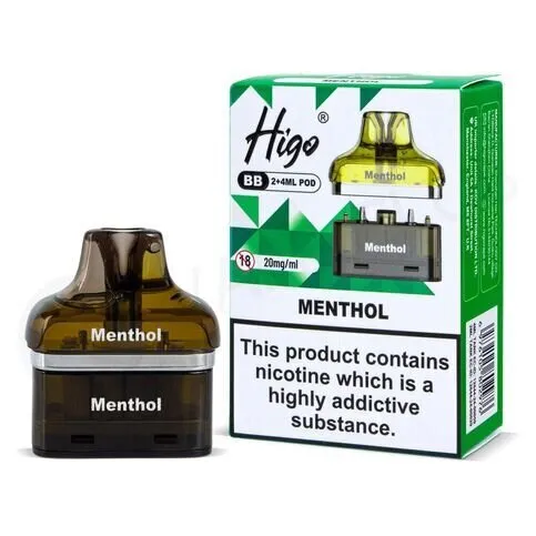 Higo BB 4000 Prefilled Pods Menthol