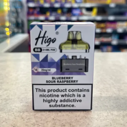 Higo Pods Blueberry Sour Raspberry 
