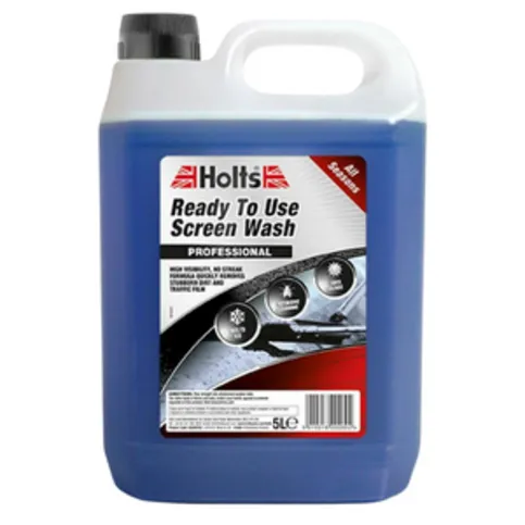 Holts Screen Wash Ready To Use All Seasons High Visibility No Streak 5l