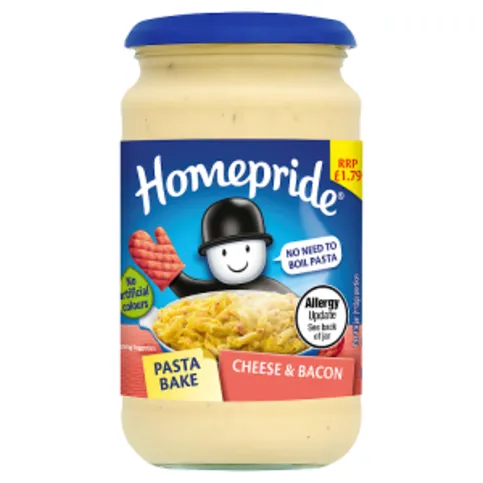 Homepride Pasta Bake Cheese & Bacon 450g