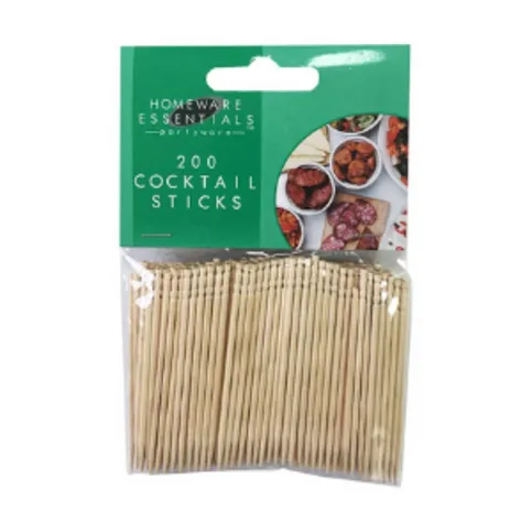 Homeware Essentials Cocktail Sticks 200 Pack