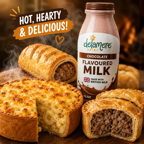 Hot Food & Flavored Milk Drink Deal £3.89
