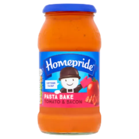 HOMEPRIDE PASTA BAKE TOMATO & BACON 485G