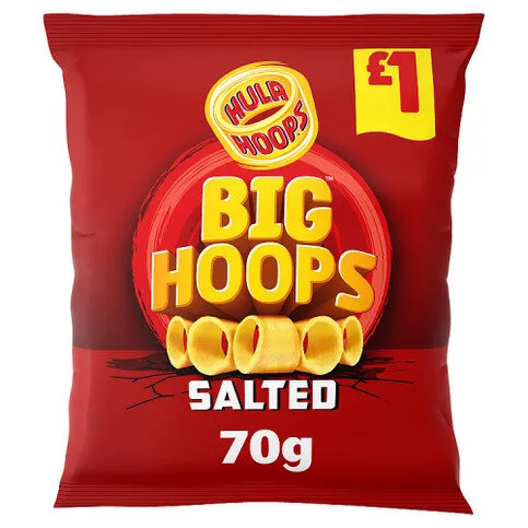Hula Hoops Big Hoops Salted 70g
