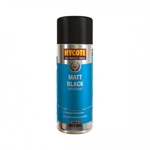 Hycote Spray Paint Matt Black 400ml