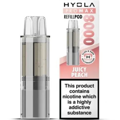 Hyola Pro Max 8000 Prefilled Pod Juicy Peach 20mg