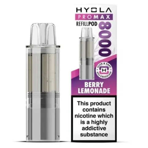 Hyola Pro Max 8000 Refill Pod Berry Lemonade 20mg