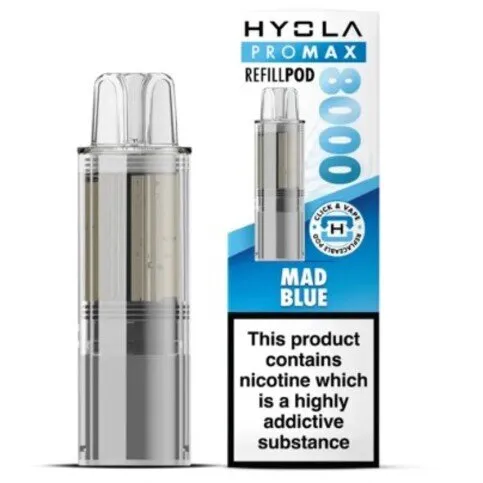 Hyola Pro Max 8000 Refill Pod Mad Blue 20mg