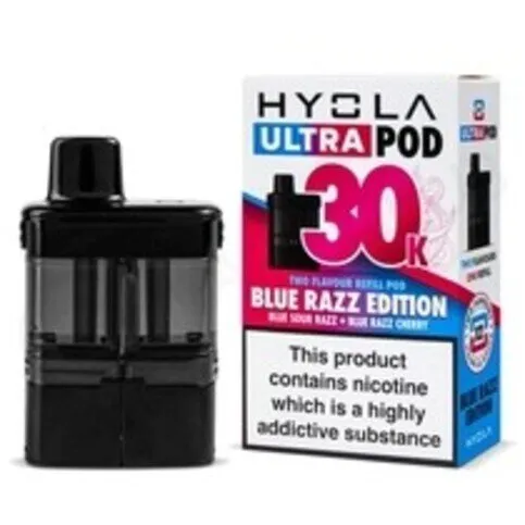 Hyola Ultra 30K Refill Pack Blue Razz Edition