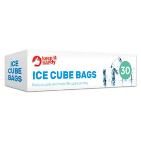 Ice Cube Freezer Bags 30 Pack