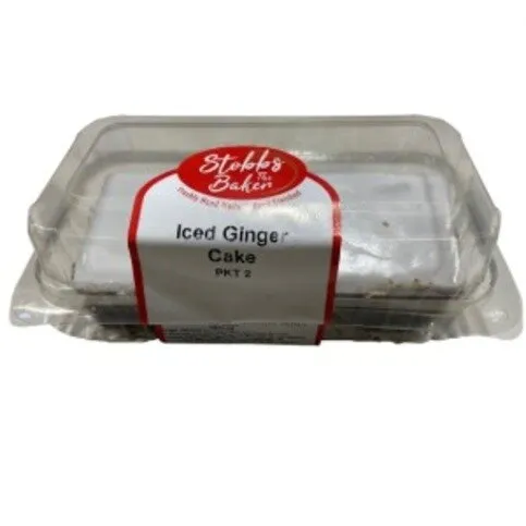 Iced Ginger Cake 2Pk