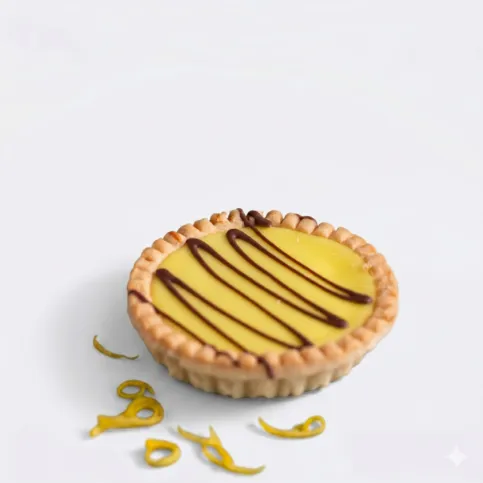 Iced Lemon Bakewell Tart