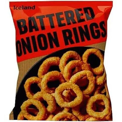 Iceland battered onion rings 600g