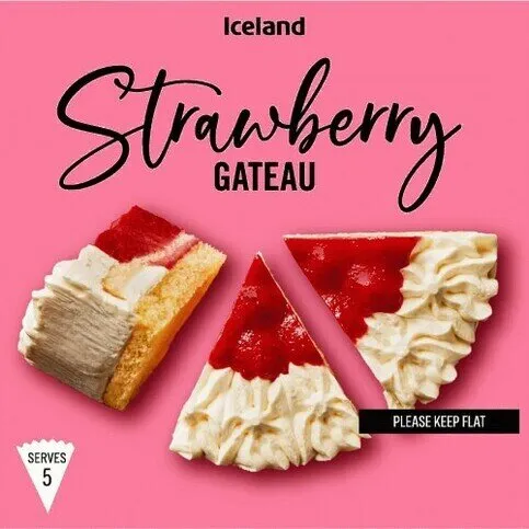 Iceland Strawberry Gateau 375g