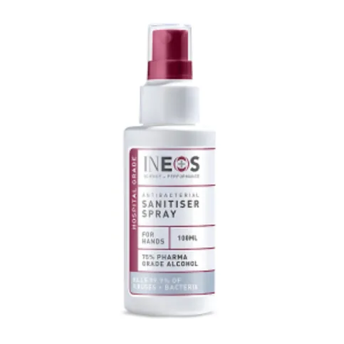 INEOS Antibacterial Anti-Viral Hand Sanitiser Spray 100ml