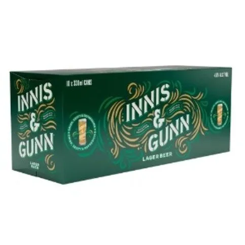 Innis & Gunn Lager Beer 10 x 330ml date4/4/26