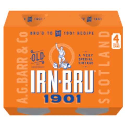 IRN BRU 1901 4PK CANS (4X330ML)