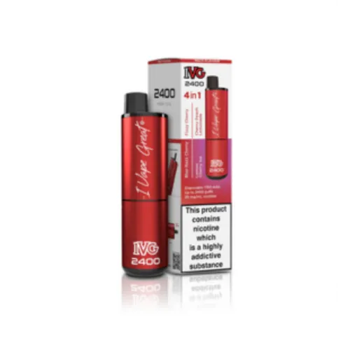 IVG 2400 RECHARGABLE FIZZY CHERRY