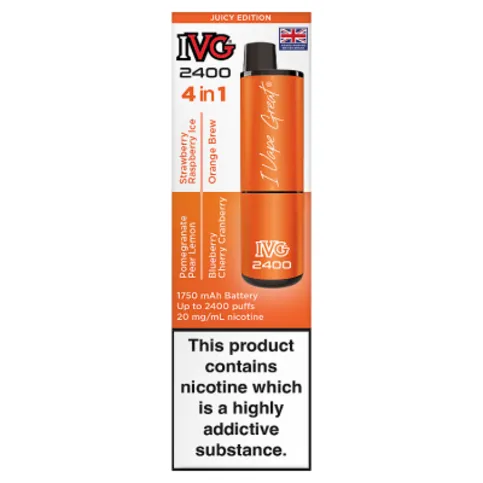 IVG 2400 Juicy Edition 4 in 1 Flavours Device