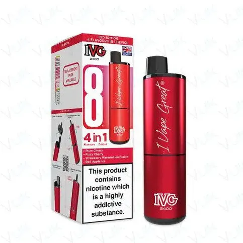 IVG 2400 Prefilled Pod Kit - Red Edition
