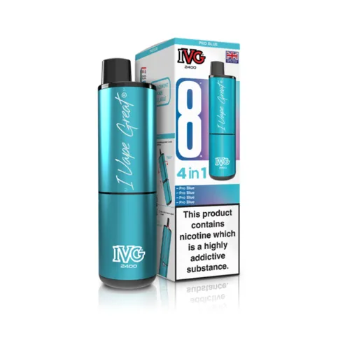 IVG 2400 4-in-1 Prefilled Pod Kit Pro Blue