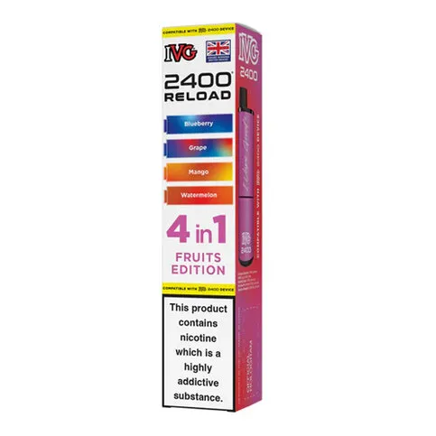 IVG 2400 Reload 4 Pack Pods Fruits Edition