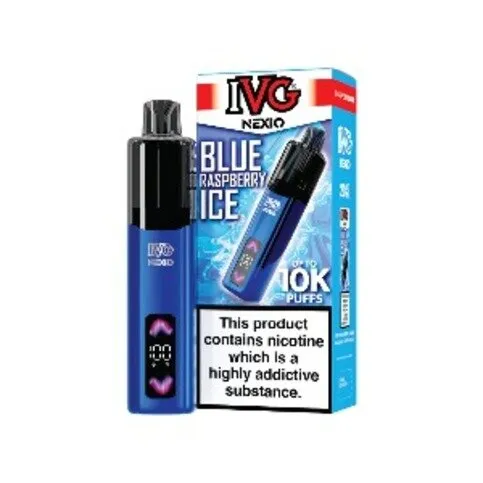 IVG Nexio 10K Puffs Blue Raspberry Ice Kit