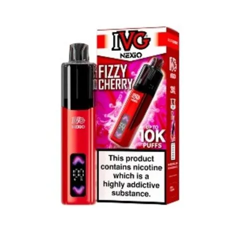 IVG Nexio 10K Puffs Fizzy Cherry Kit