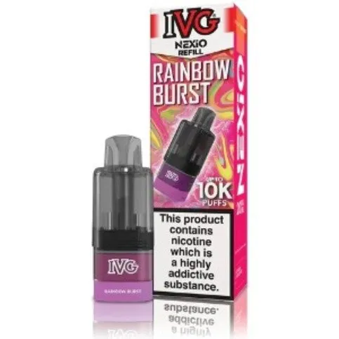 IVG Nexio 10K Puffs Rainbow Burst Refill Pod