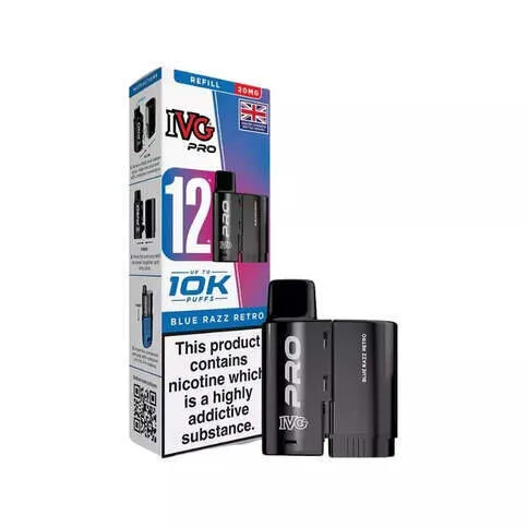 Ivg Pro 10k 0 Nic Refill Blue Sour Raspberry