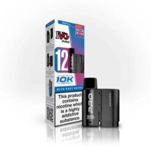Ivg Pro Pods Refills Blue Razz Retro