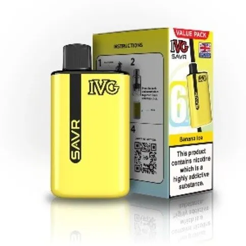 Ivg Savr 3000 Puffs Banana Ice