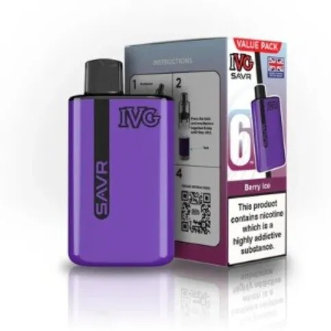 Ivg Savr 3000 Puffs Berry Ice